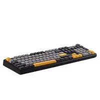 Aula геймърска механична клавиатура Wireless Gaming Mechanical Keyboard F108 PRO - Volcanic Switch [Linear] (English US), Black, Gray