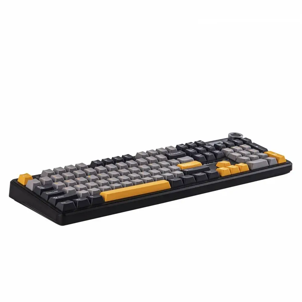Геймърска механична клавиатура Aula F108 PRO Wireless Gaming Mechanical Keyboard - Volcanic Switch [Linear] (English US), Black, Gray