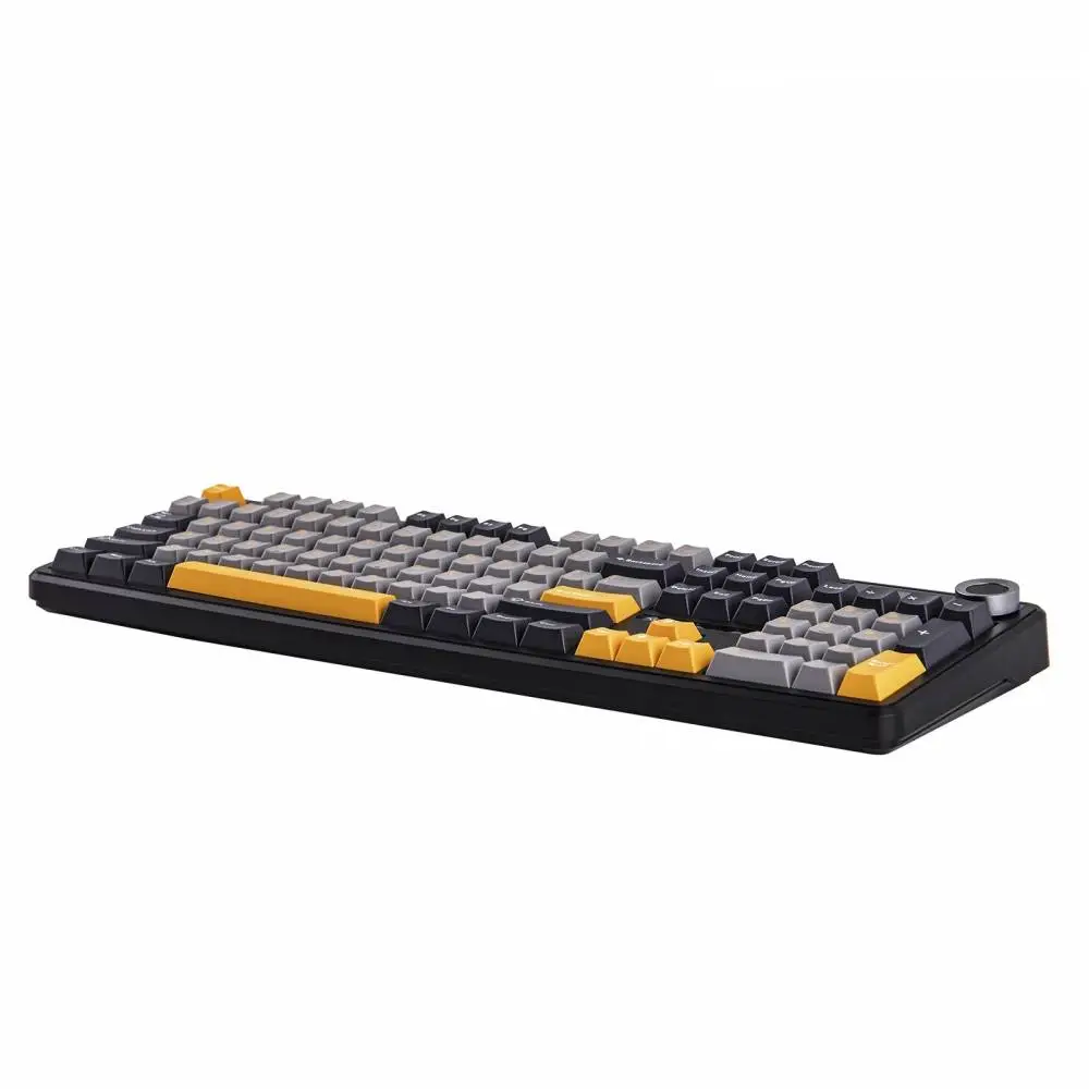 Aula геймърска механична клавиатура Wireless Gaming Mechanical Keyboard F108 PRO - Volcanic Switch [Linear] (English US), Black, Gray