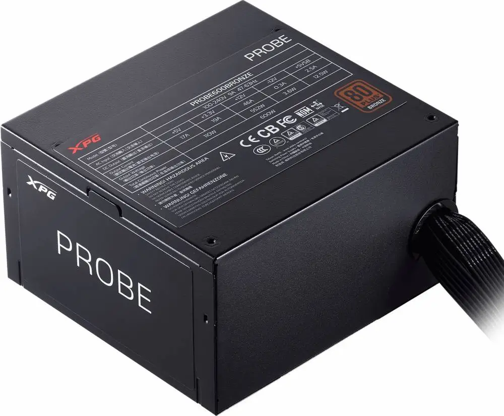 Захранване Adata XPG PROBE 650W 80 Plus Bronze Bulk - PROBE650B