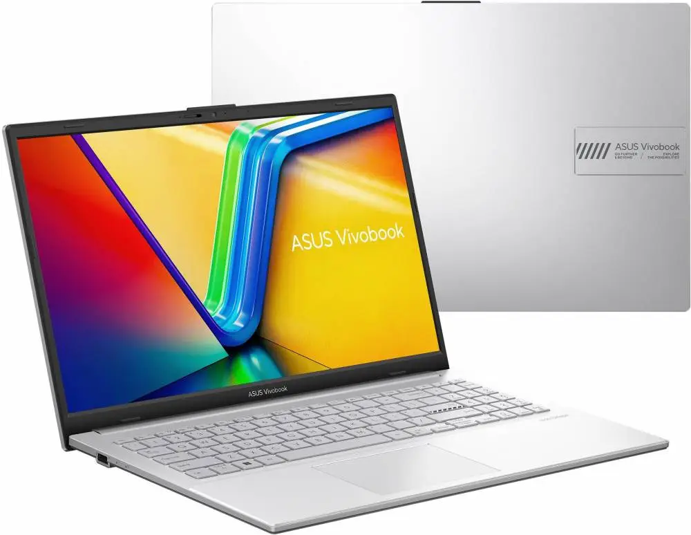 Лаптоп ASUS Vivobook Go 15 E1504FA-BQ5363WNA - 15.6" IPS FullHD, AMD Ryzen 5 40, 16GB LPDDR5, 512GB SSD, Win 11 Home - Сребрист