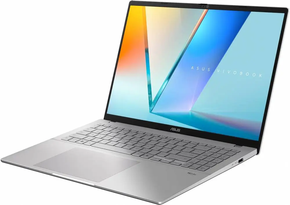 Лаптоп ASUS Vivobook S16 S3607CA-RP037NA - 16" IPS Full HD+, Intel Core Ultra 7 255H, 16GB DDR5, 1TB SSD - Сребрист