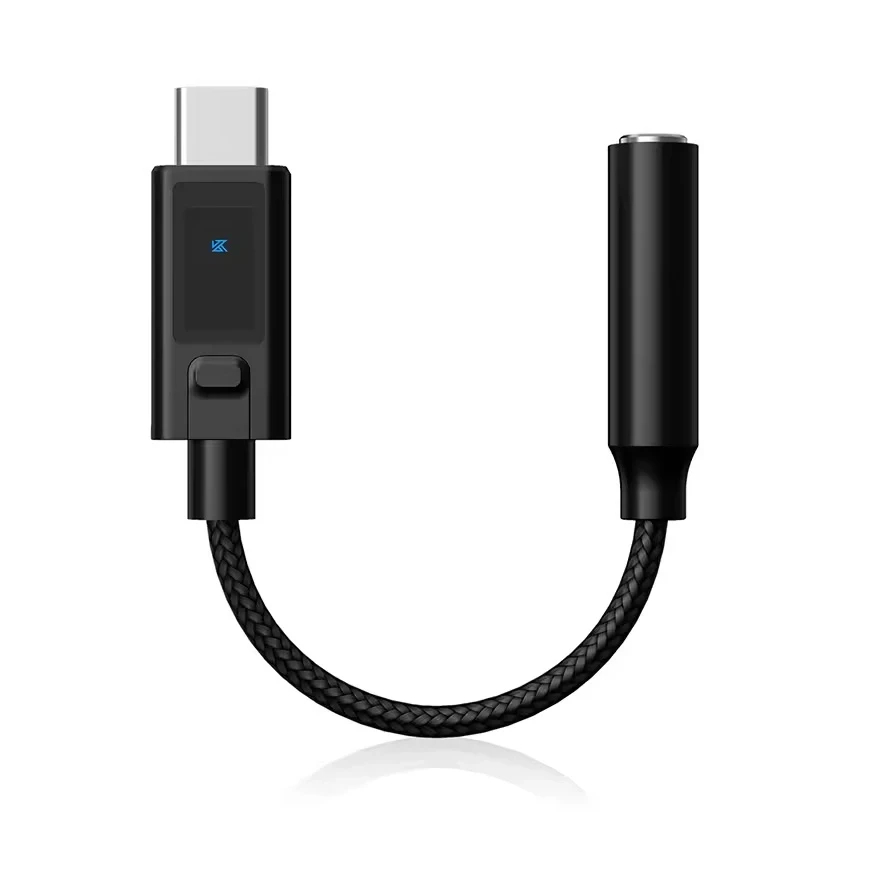 KZ Adapter Type-C M zu 3.5mm Hi-Fi DAC Verstärker mit EQ - AM02