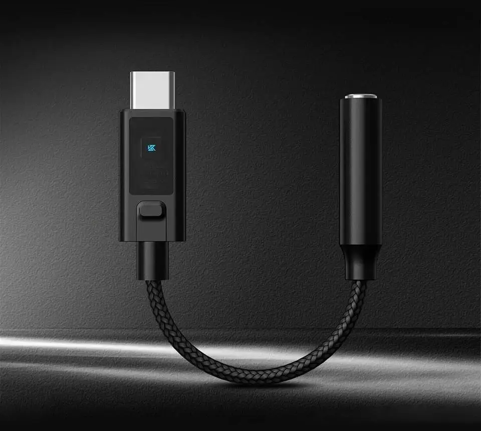 KZ Adapter Type-C M zu 3.5mm Hi-Fi DAC Verstärker mit EQ - AM02
