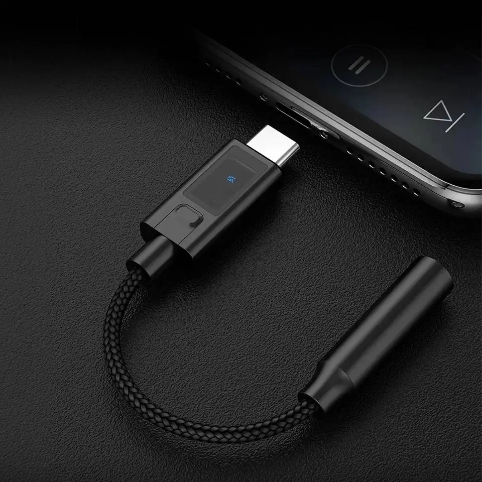 KZ Adapter Type-C M zu 3.5mm Hi-Fi DAC Verstärker mit EQ - AM02