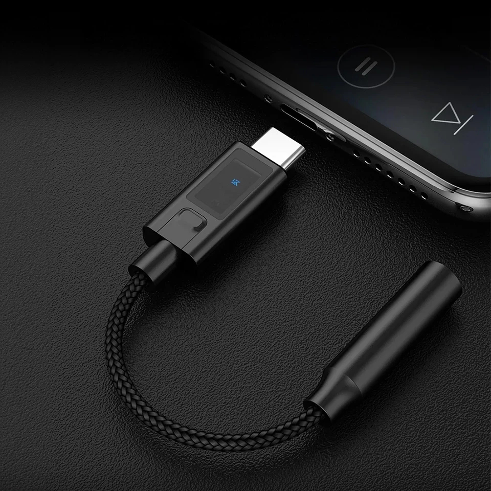 KZ Adapter Type-C M zu 3.5mm Hi-Fi DAC Verstärker mit EQ - AM02