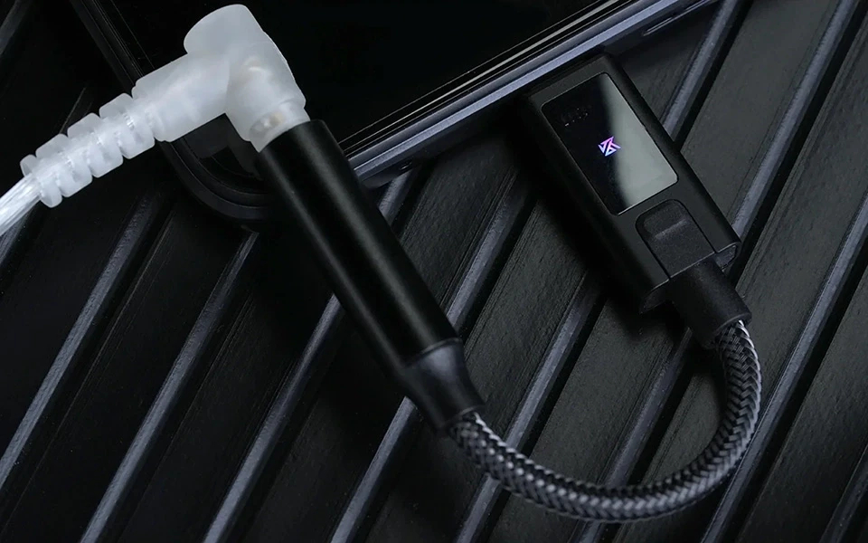 KZ Adapter Type-C M zu 3.5mm Hi-Fi DAC Verstärker mit EQ - AM02
