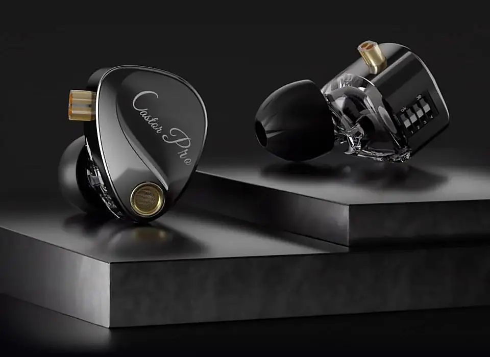 KZ професионални слушалки Hi-Fi In-Ear-Monitors - Castor Pro Silver Mic - Harman Edition