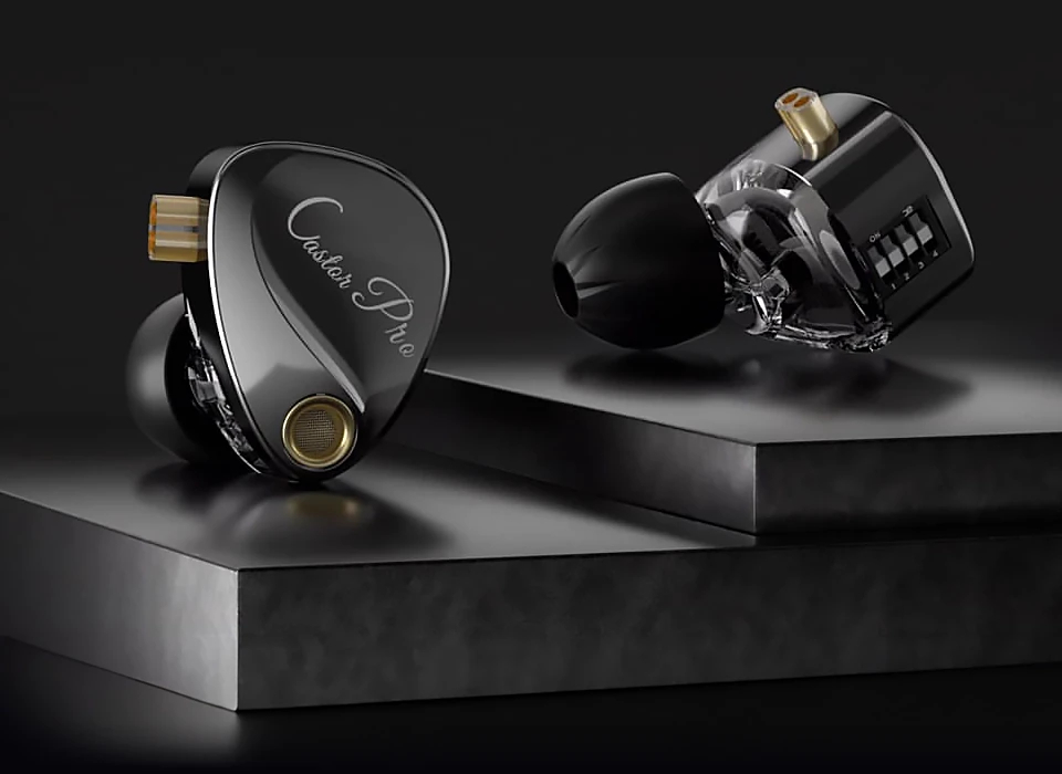KZ професионални слушалки Hi-Fi In-Ear-Monitors - Castor Pro Silver Mic - Harman Edition
