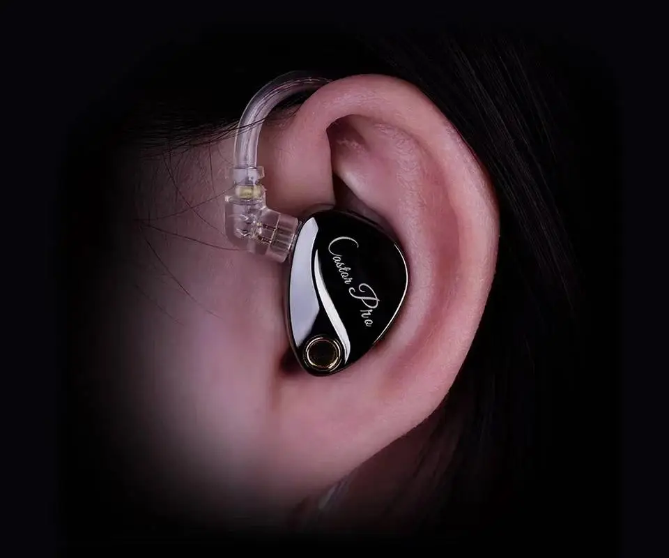 KZ професионални слушалки Hi-Fi In-Ear-Monitors - Castor Pro Silver Mic - Harman Edition