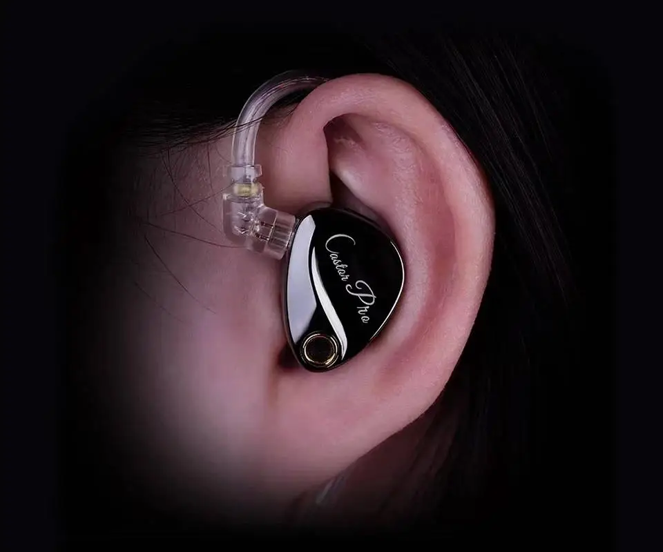 KZ професионални слушалки Hi-Fi In-Ear-Monitors - Castor Pro Gray No Mic - Bass Up Edition