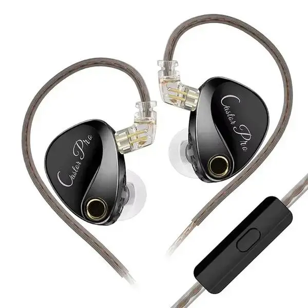 KZ професионални слушалки Hi-Fi In-Ear-Monitors - Castor Pro Gray Mic (Bass version) - Bass Up Edition