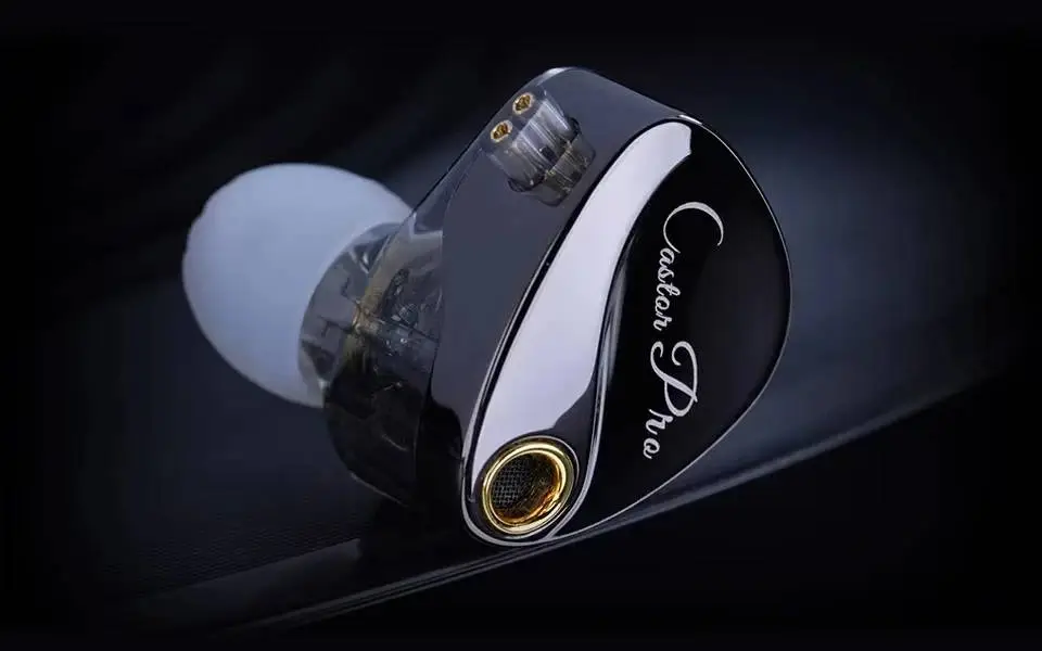 KZ професионални слушалки Hi-Fi In-Ear-Monitors - Castor Pro Gray Mic (Bass version) - Bass Up Edition