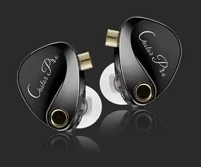 KZ professionelle Kopfhörer Hi-Fi In-Ear-Monitors - Castor Pro Grau Mic (Bass-Version) - Bass Up Edition