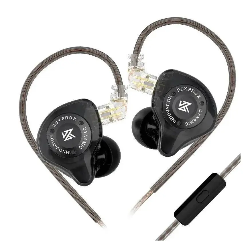 KZ професионални слушалки Hi-Fi In-Ear-Monitors - EDX PRO X Black Mic