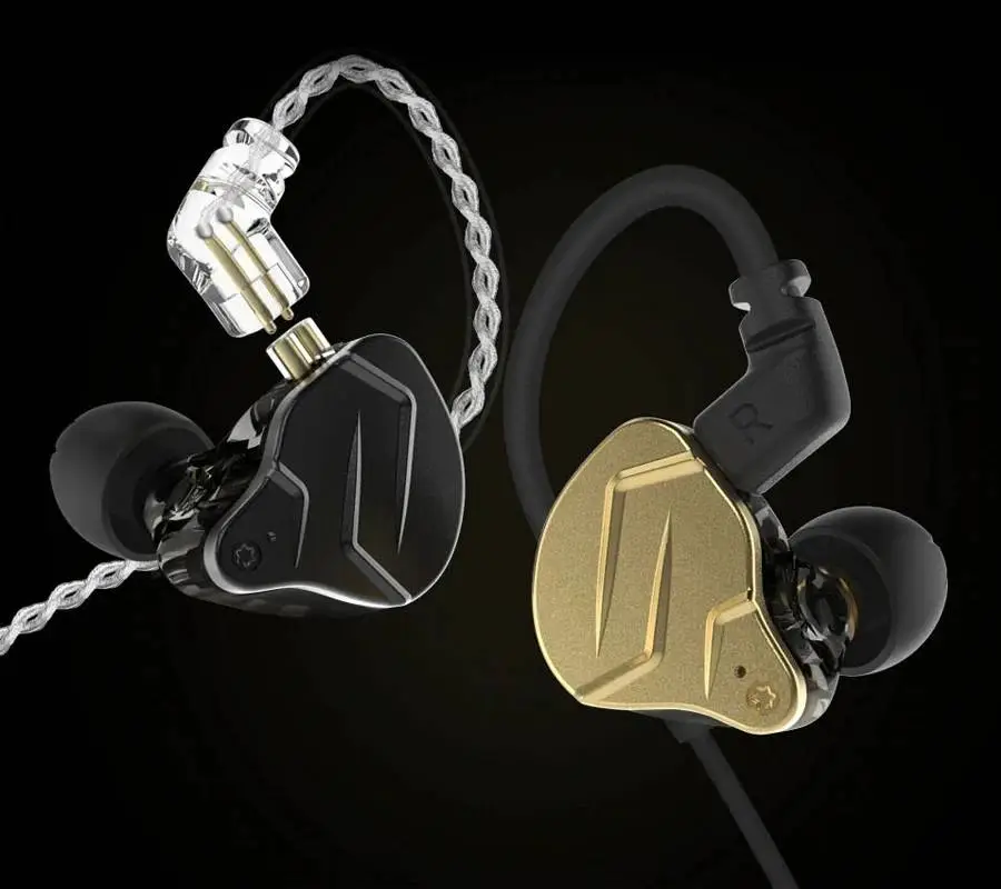KZ професионални слушалки Hi-Fi In-Ear-Monitors - ZSN PRO X Black Mic