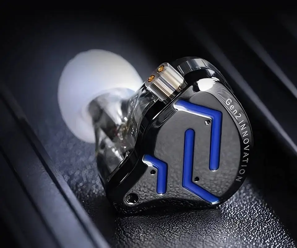 KZ професионални слушалки Hi-Fi In-Ear-Monitors - ZSN PRO 2 Midnight Black (Limited version), Mic