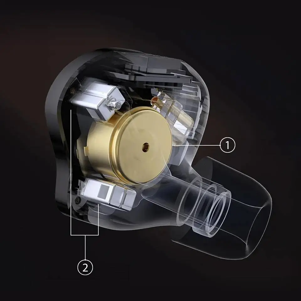 KZ професионални слушалки Hi-Fi In-Ear-Monitors - ZS10 PRO 2 Mic