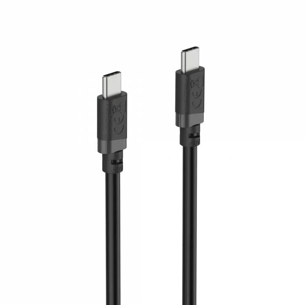HAMA Кабел USB-C мъжко&ndash; USB-C мъжко, 60 W, 1 m, черен