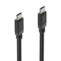 HAMA Кабел USB-C мъжко&ndash; USB-C мъжко, 60 W, 1 m, черен