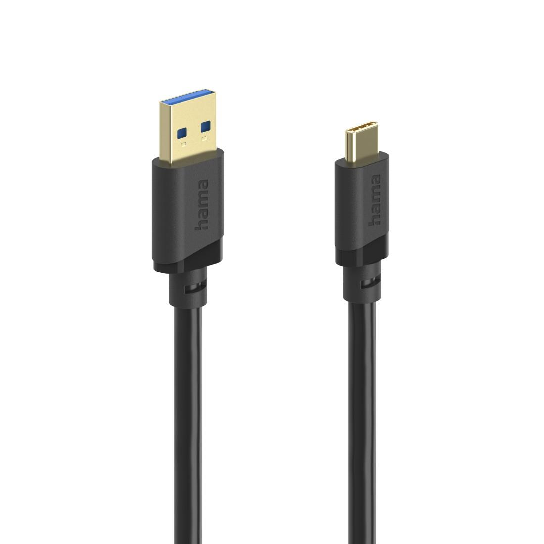 Кабел USB-C - USB-A 3.2 Gen.1 мъжко, 1.5 м, 5 GBit/s