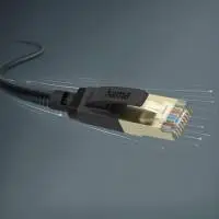 HAMA Мрежов пач кабел, CAT 8, 40 Gbit/s, S/FTP, екраниран, 0,50 m