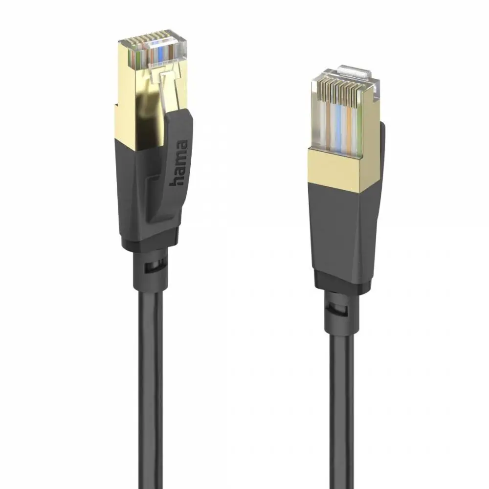 Мрежов пач кабел HAMA S/FTP, CAT 8, RJ-45 - RJ-45, 40Gbit/s, 5.0 m