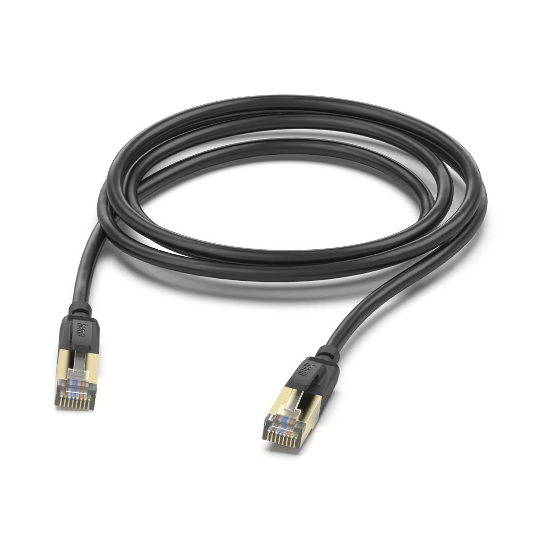Cavo di rete patch HAMA S/FTP, CAT 8, RJ-45 - RJ-45, 40Gbit/s, 5.0 m