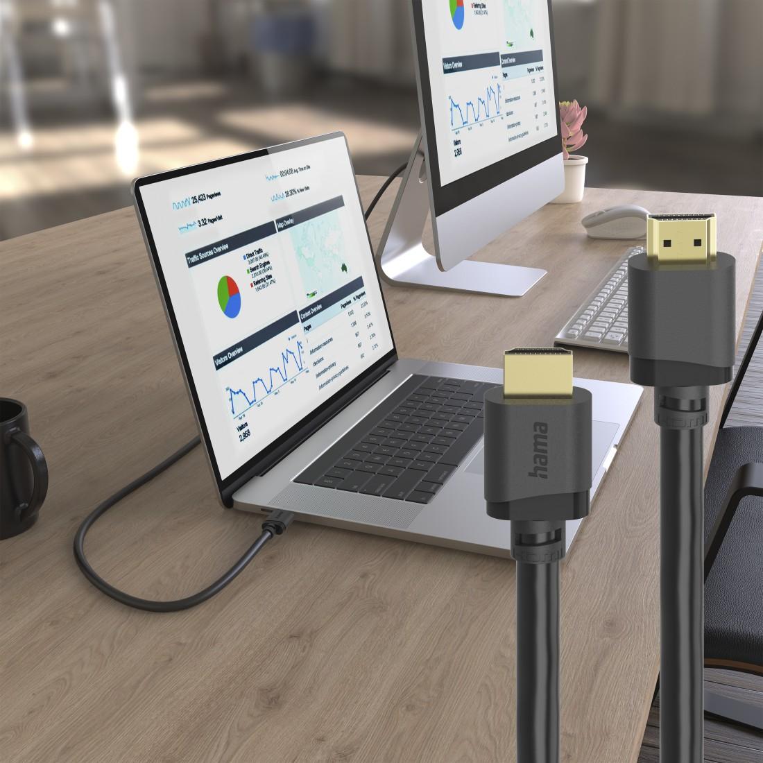 Кабел HDMI - HDMI Ultra HD, 8K, 48 Gbit/s, Ethernet, позл.конектори, 3 м