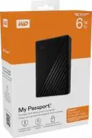 Външен хард диск Western Digital My Passport, 6TB, 2.5" черен