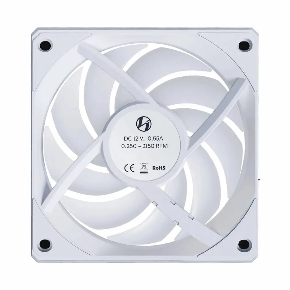 Lian Li Lüfter Fan 120mm - UNI FAN CL Wireless Reverse - Weiß