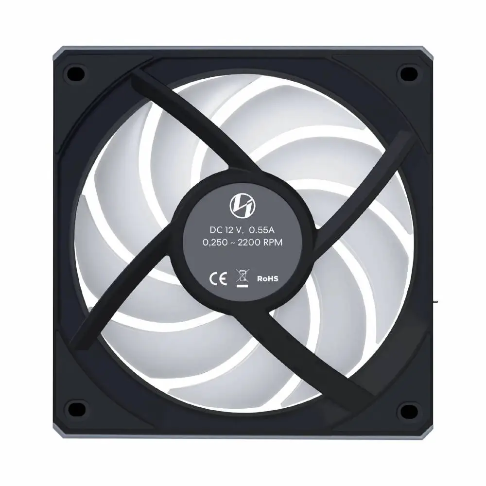 Lian Li Lüfter Fan 120mm - UNI FAN CL Wireless Reverse - Schwarz
