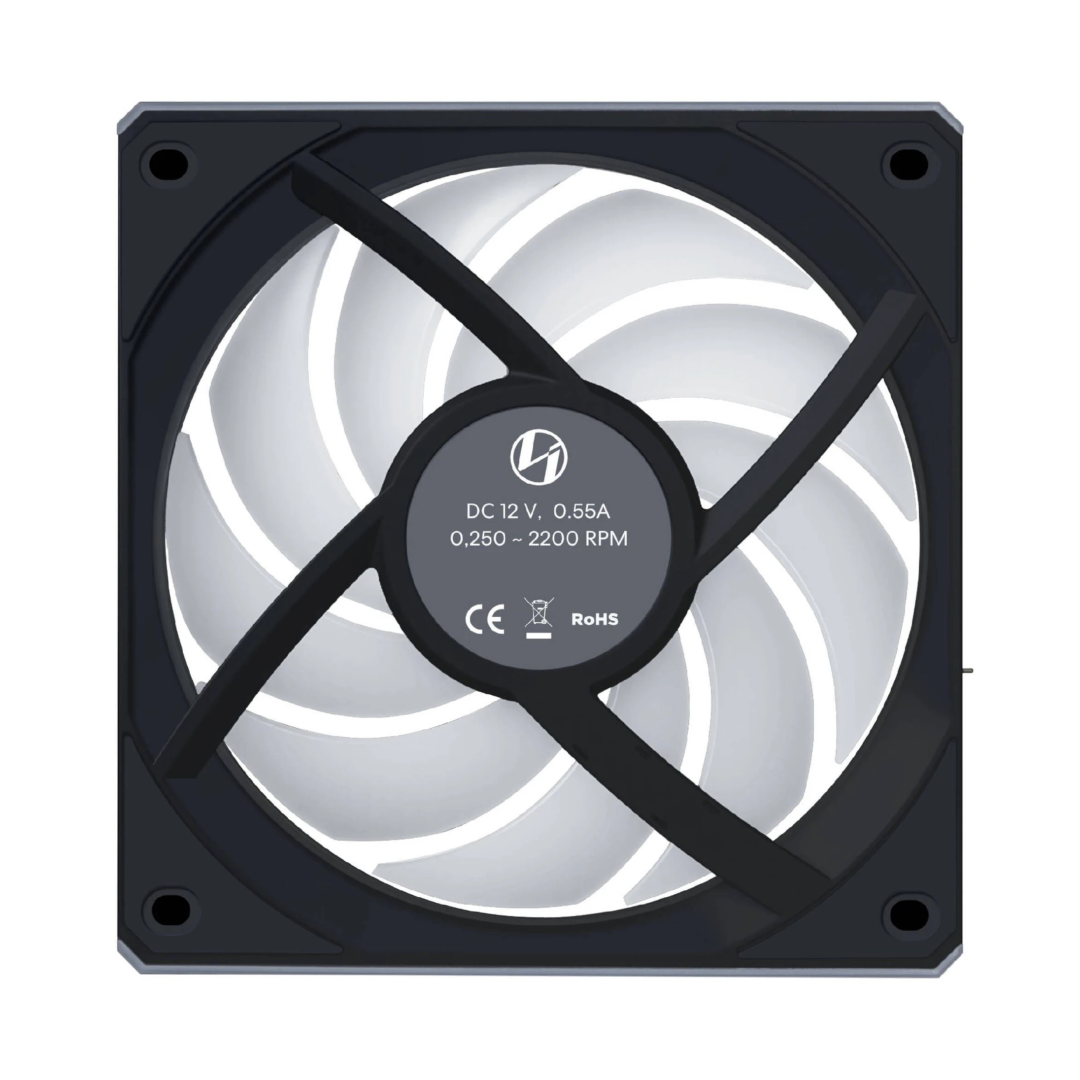 Lian Li Lüfter Fan 120mm - UNI FAN CL Wireless Reverse - Schwarz
