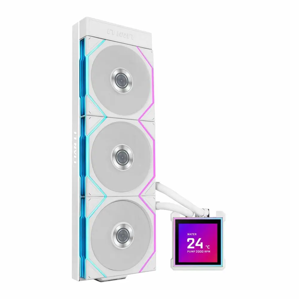 Lian Li водно охлаждане Water Cooling HydroShift II LCD-S 360TL WHITE