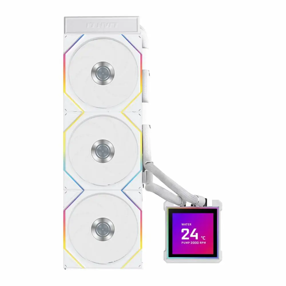 Lian Li Wasserkühlung Water Cooling HydroShift II LCD-S 360TL WHITE
