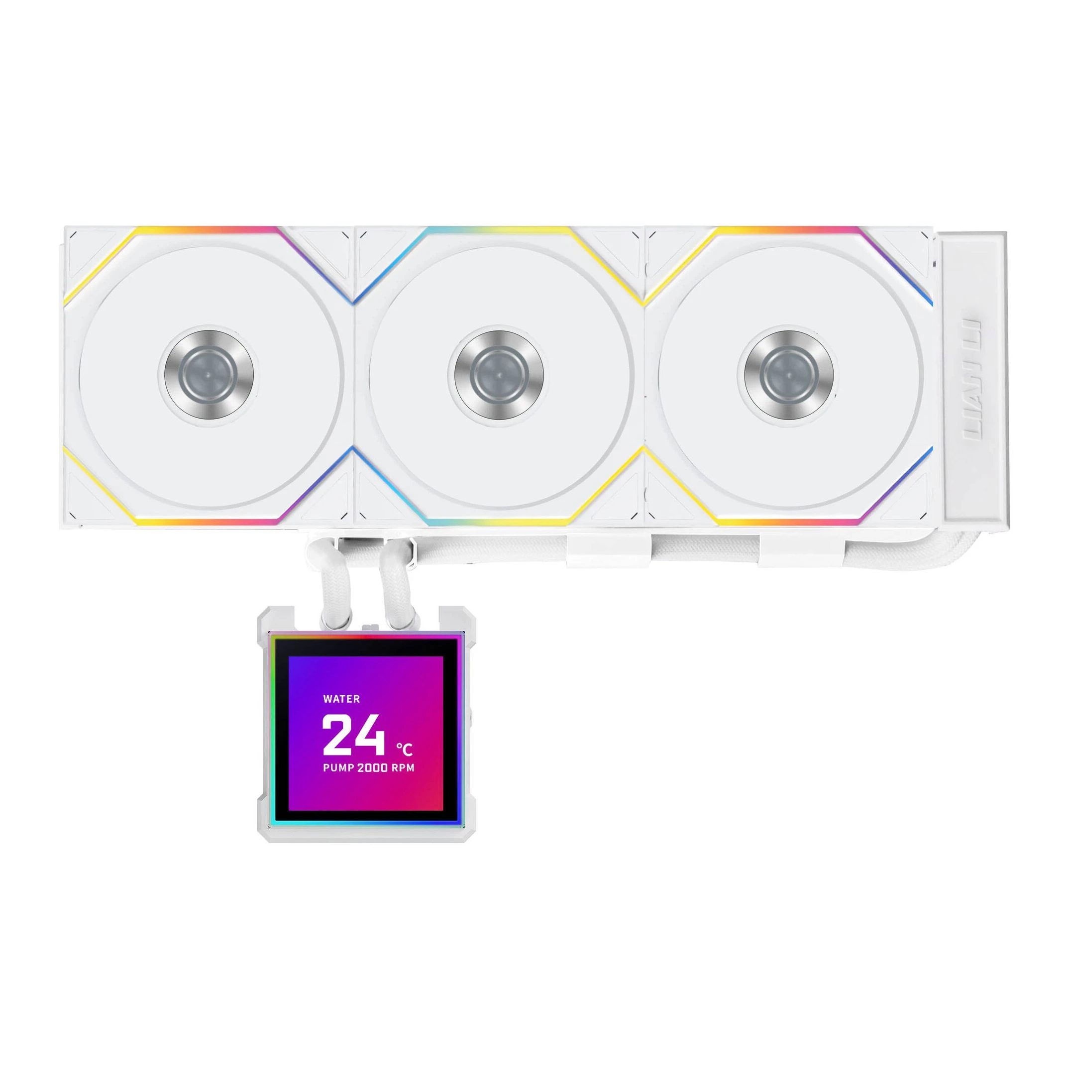 Lian Li Wasserkühlung Water Cooling HydroShift II LCD-S 360TL WHITE