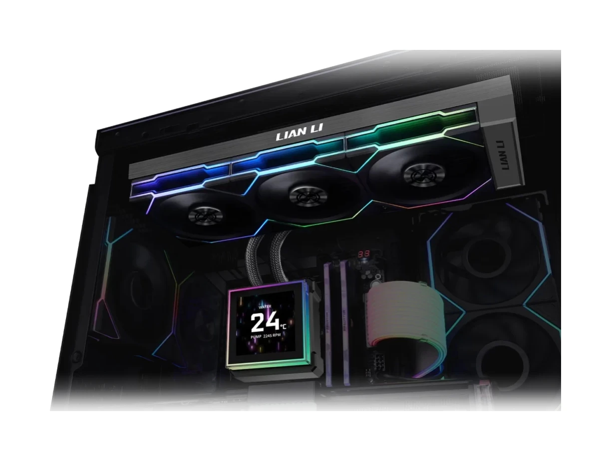 Lian Li Wasserkühlung Water Cooling HydroShift II LCD-S 360TL WHITE