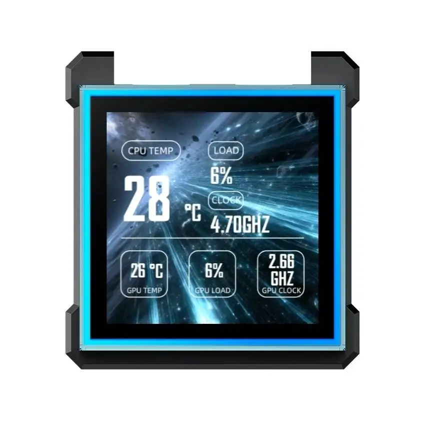 Lian Li Wasserkühlung Water Cooling HydroShift II LCD-S 360TL WHITE