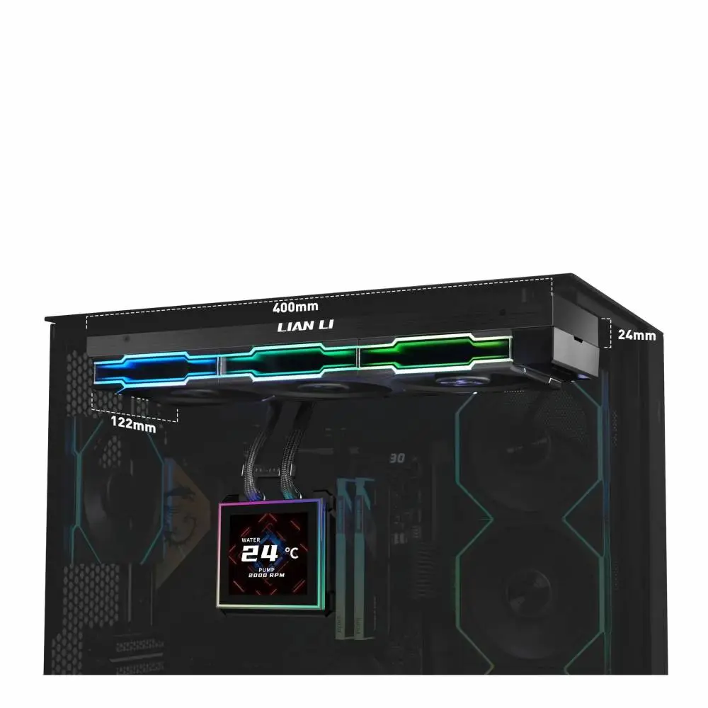 Lian Li Wasserkühlung Water Cooling HydroShift II LCD-S 360TL