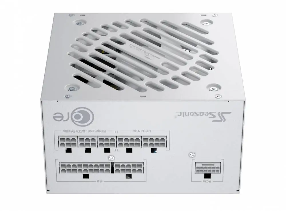 Seasonic захранване PSU ATX 3.1 650W Gold, Full Modular, PCIe 5.1 - CORE GX-650 V2 White - SRP-CGX651-A5A32SF-W
