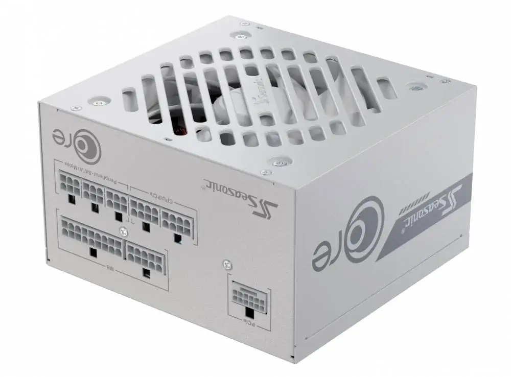 Seasonic захранване PSU ATX 3.1 650W Gold, Full Modular, PCIe 5.1 - CORE GX-650 V2 White - SRP-CGX651-A5A32SF-W
