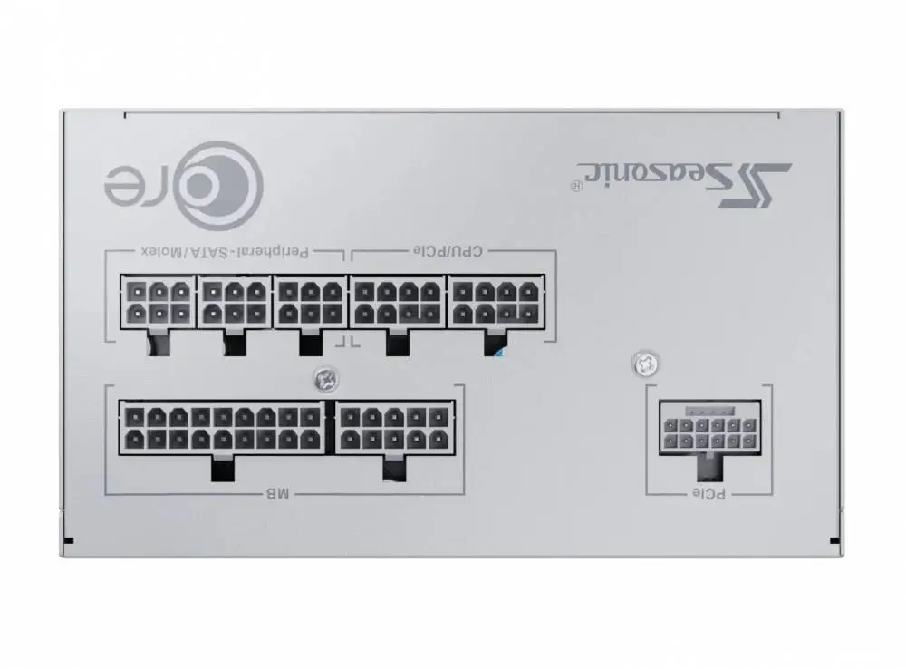 Seasonic захранване PSU ATX 3.1 650W Gold, Full Modular, PCIe 5.1 - CORE GX-650 V2 White - SRP-CGX651-A5A32SF-W