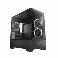 DeepCool кутия Case ATX - CG380U 3F - 3 ARGB Fans, USB-C