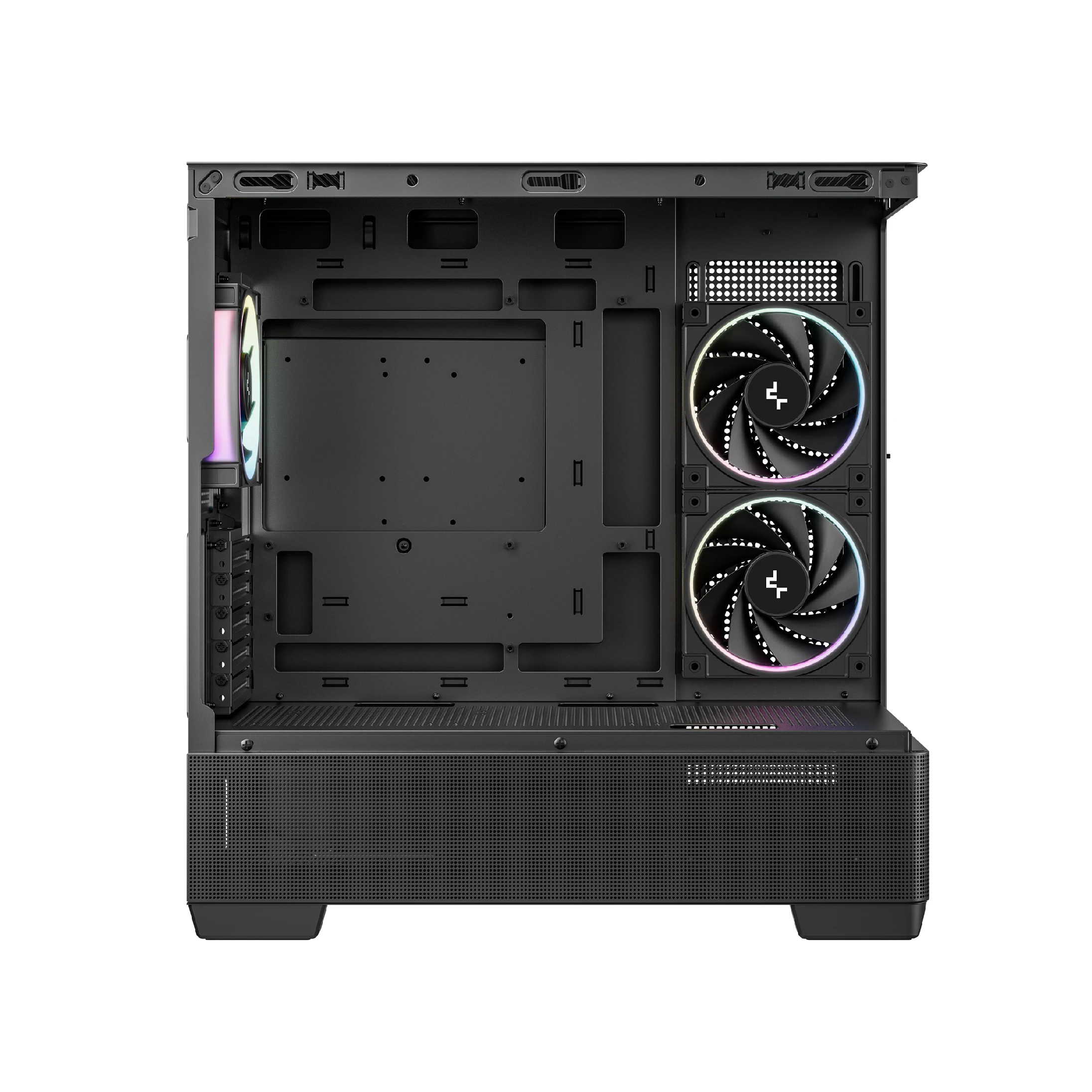 DeepCool Gehäuse ATX - CG380U 3F - 3 ARGB Lüfter, USB-C
