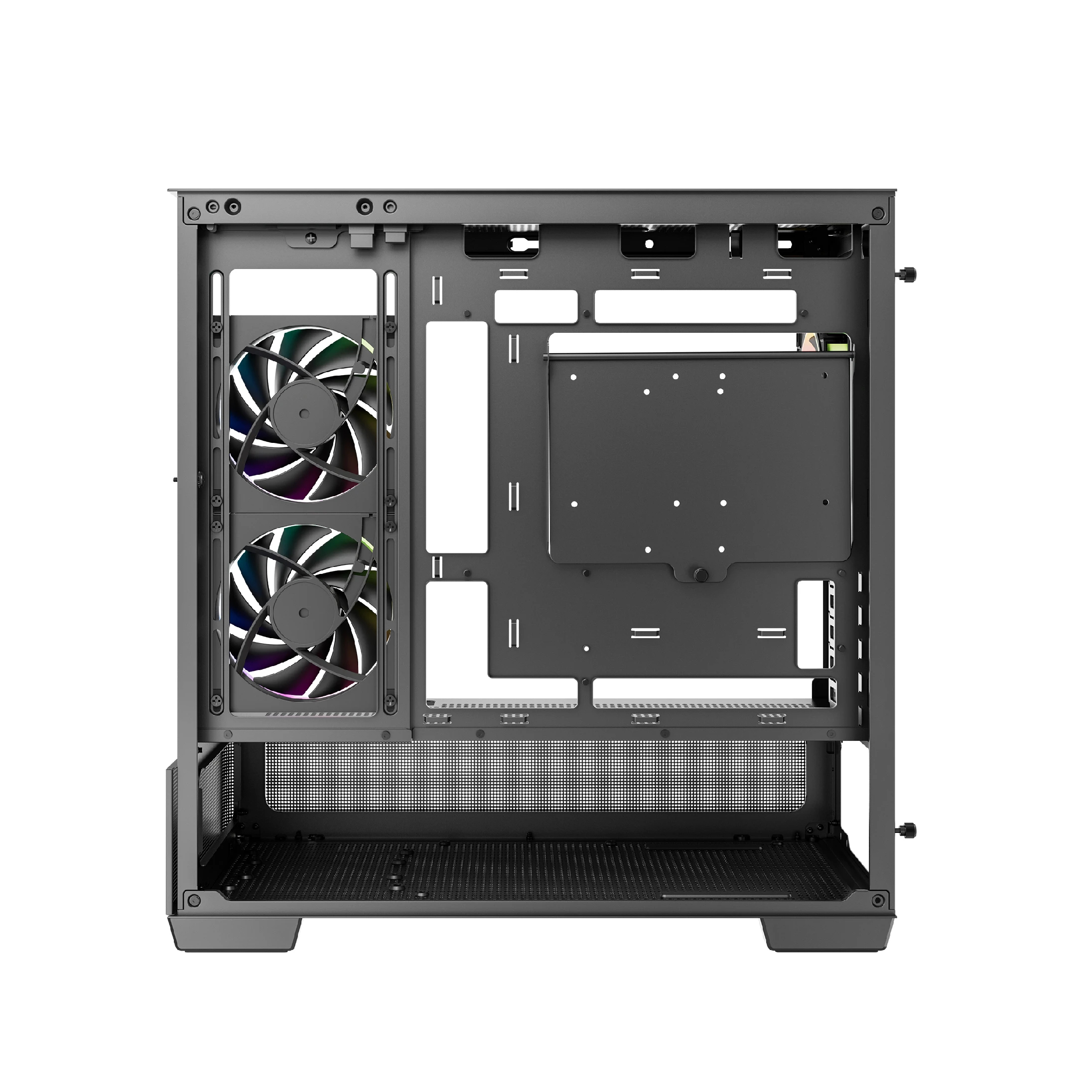DeepCool Gehäuse ATX - CG380U 3F - 3 ARGB Lüfter, USB-C