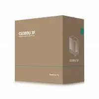 DeepCool кутия Case ATX - CG380U 3F - 3 ARGB Fans, USB-C