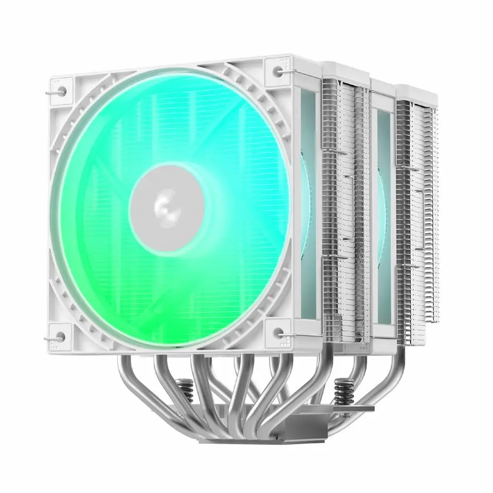 DeepCool охладител CPU Cooler AG620 G2 WH ARGB - Dual-Tower - LGA1851/AM5