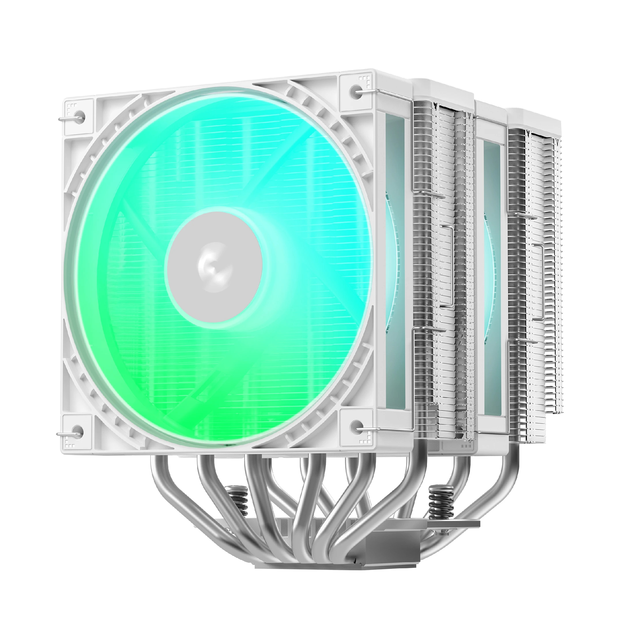 DeepCool dissipatore CPU Cooler AG620 G2 WH ARGB - Dual-Tower - LGA1851/AM5