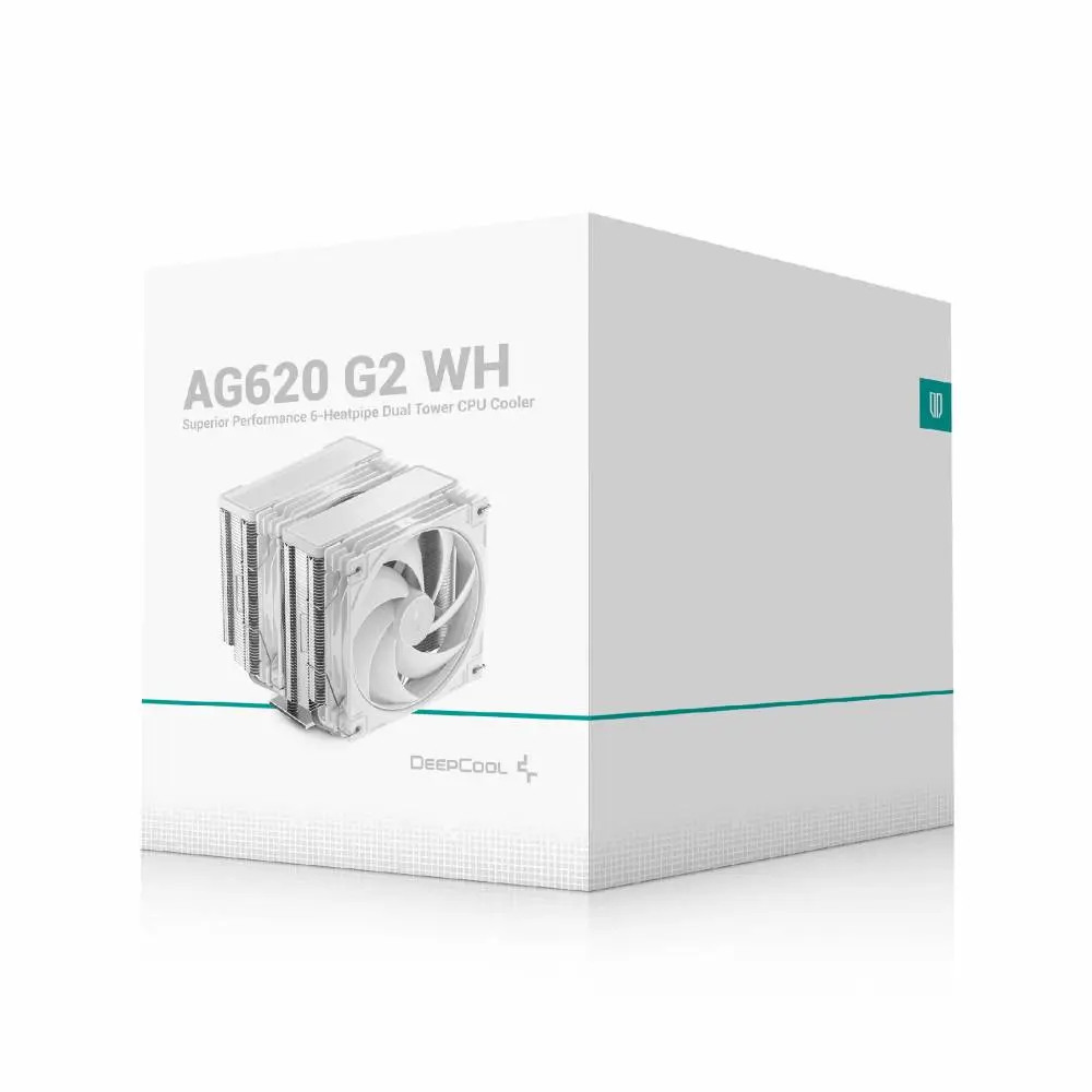 DeepCool CPU Kühler AG620 G2 WH - Dual-Tower - LGA1851/AM5