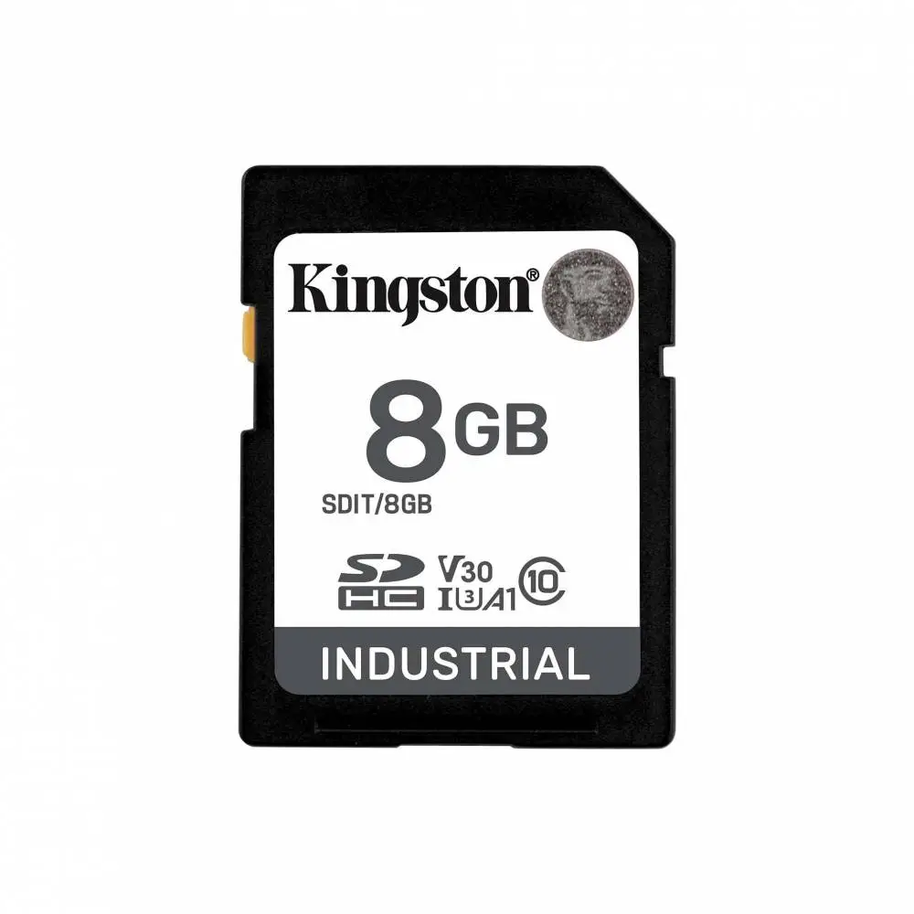 Карта памет Kingston 8GB SDHC Industrial C10, UHS-I, U3, V30, A1